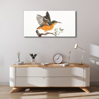 Rabbit in flight Canvas Wall art
