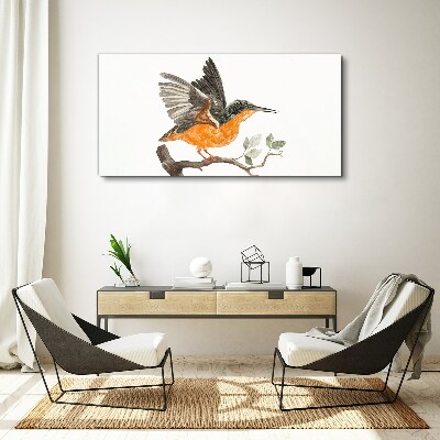 Rabbit in flight Canvas Wall art