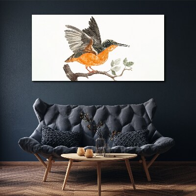 Rabbit in flight Canvas Wall art