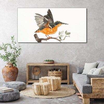 Rabbit in flight Canvas Wall art