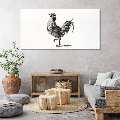 Figure animal bird chicken Canvas Wall art