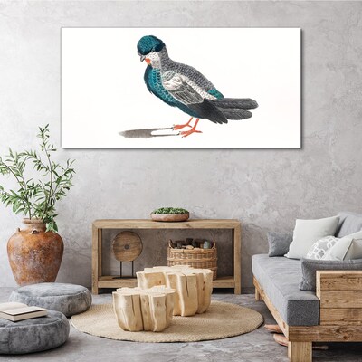 Drawing animal bird Canvas Wall art