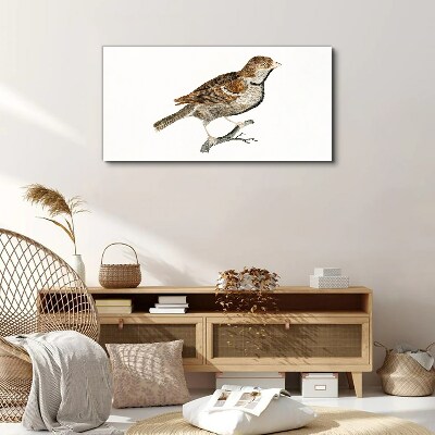 A winged friend in a natural style Canvas Wall art