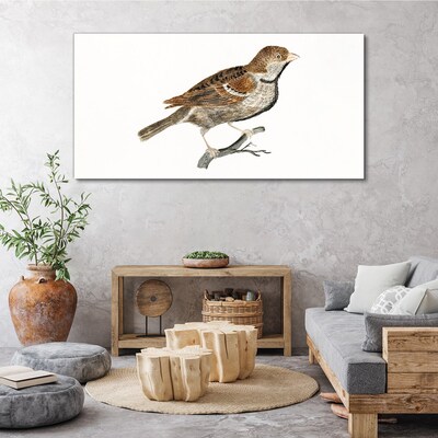 A winged friend in a natural style Canvas Wall art