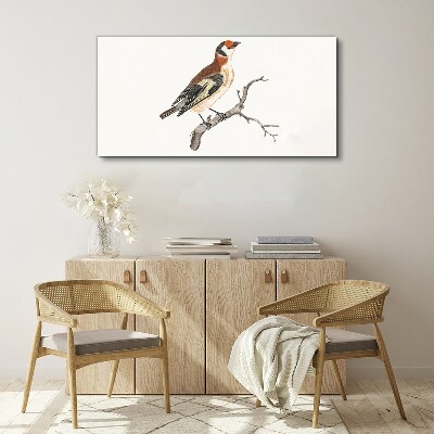 Figure animal bird branch Canvas Wall art