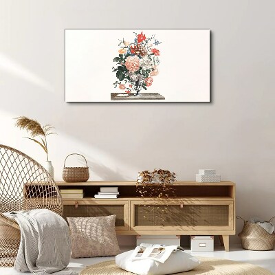 Figure flowers plant Canvas Wall art