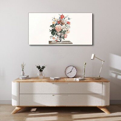 Figure flowers plant Canvas Wall art