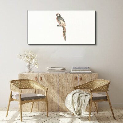 Bird on a branch Canvas Wall art