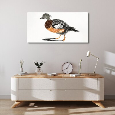 Duck in graphic style Canvas Wall art