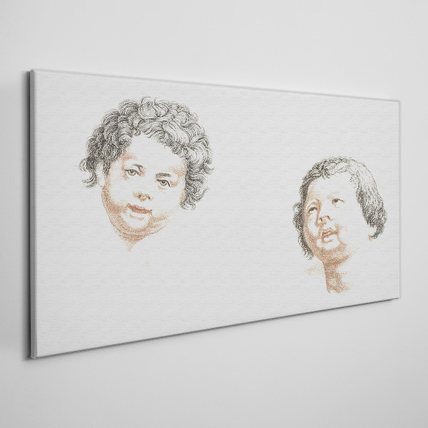 Portrait of a Child's Joy Canvas Wall art
