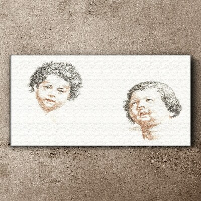Portrait of a Child's Joy Canvas Wall art