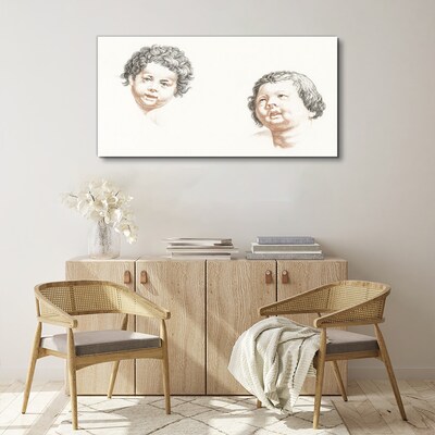 Portrait of a Child's Joy Canvas Wall art