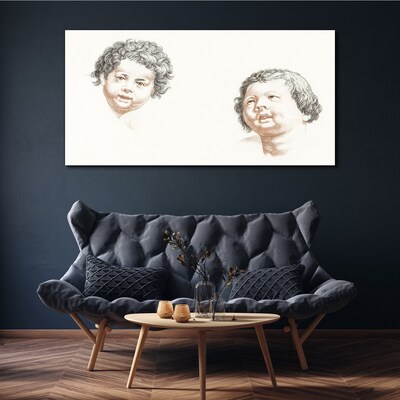 Portrait of a Child's Joy Canvas Wall art