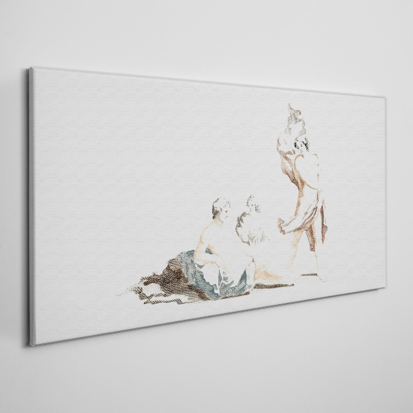 A scene from artistic life Canvas Wall art