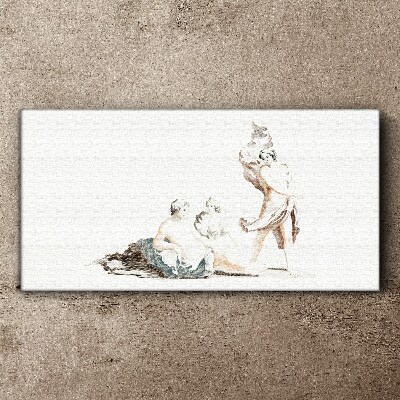 A scene from artistic life Canvas Wall art