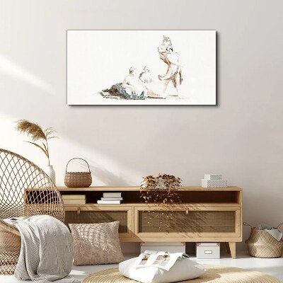A scene from artistic life Canvas Wall art