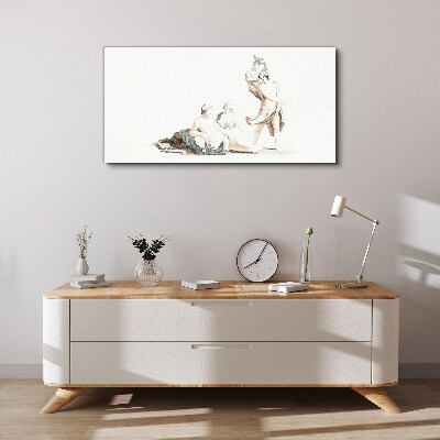 A scene from artistic life Canvas Wall art