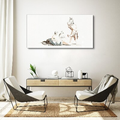 A scene from artistic life Canvas Wall art