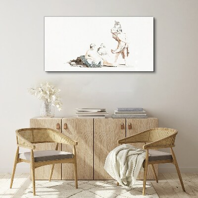 A scene from artistic life Canvas Wall art