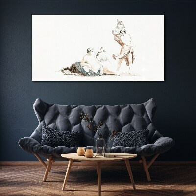 A scene from artistic life Canvas Wall art