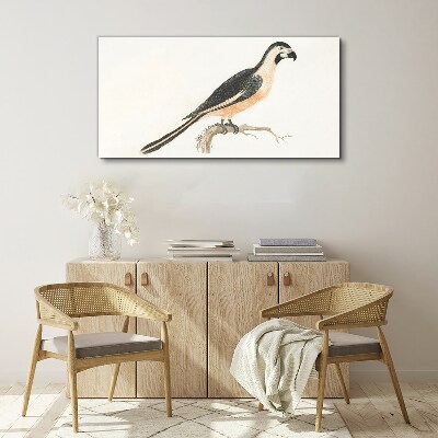 Bird on a branch Canvas Wall art