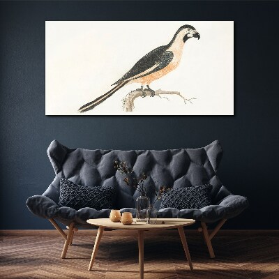 Bird on a branch Canvas Wall art