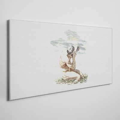 Reflection on nature Canvas Wall art