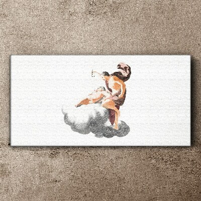Angel on a cloud Canvas Wall art