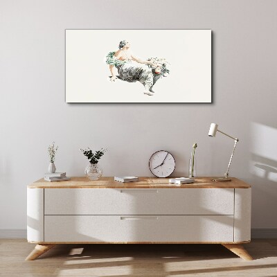 Flower Muse Canvas Wall art