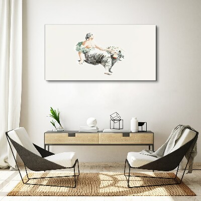 Flower Muse Canvas Wall art