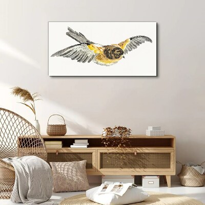 The majestic flight of a bird Canvas Wall art