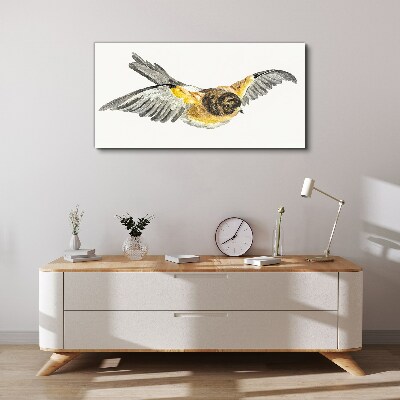 The majestic flight of a bird Canvas Wall art