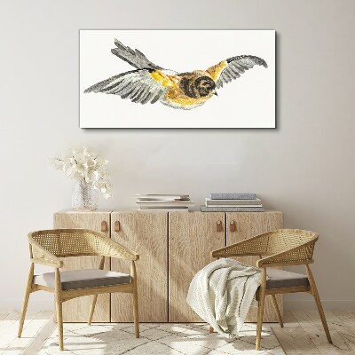 The majestic flight of a bird Canvas Wall art