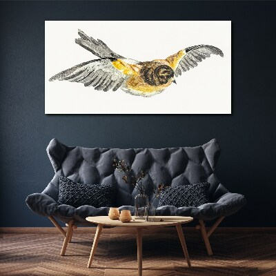 The majestic flight of a bird Canvas Wall art