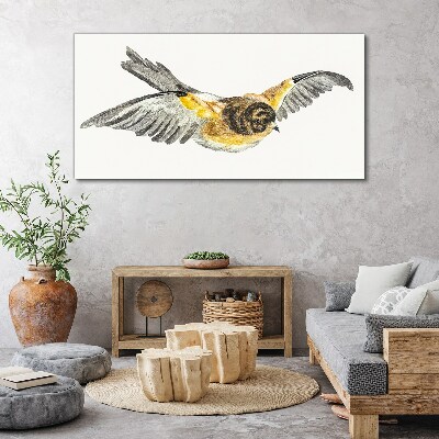 The majestic flight of a bird Canvas Wall art
