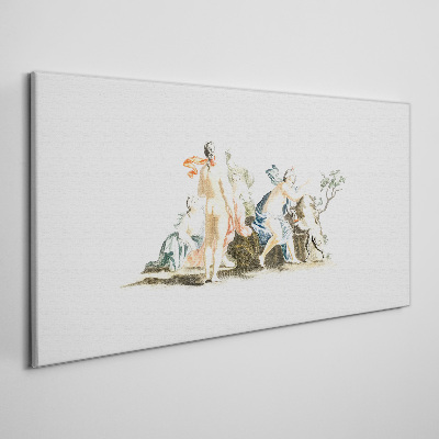 Figure pet dog Canvas Wall art