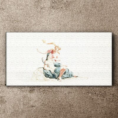 Figure ancient adonis Canvas Wall art