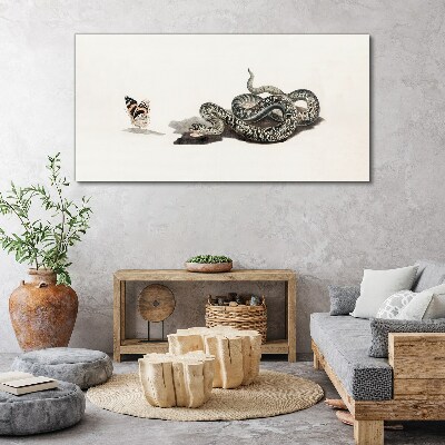 Meeting in nature Canvas Wall art