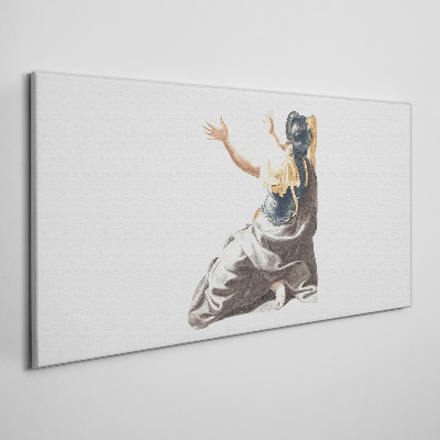 Figure soldier Canvas Wall art