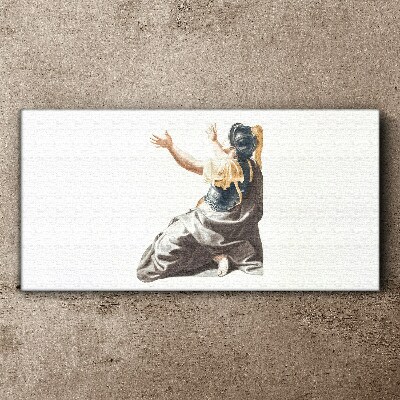 Figure soldier Canvas Wall art