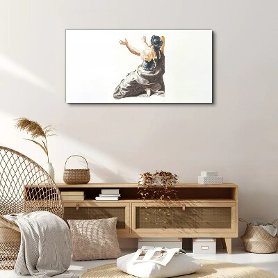 Figure soldier Canvas Wall art