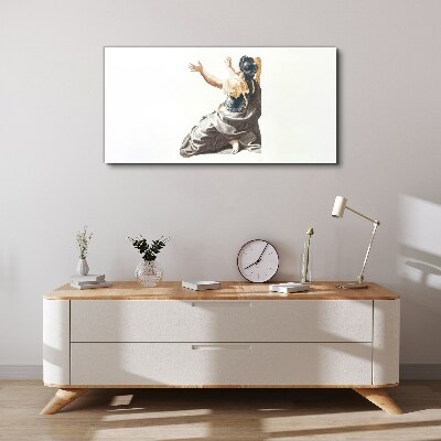 Figure soldier Canvas Wall art