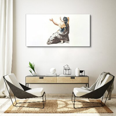 Figure soldier Canvas Wall art