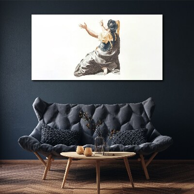 Figure soldier Canvas Wall art