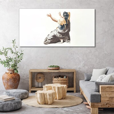 Figure soldier Canvas Wall art