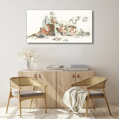 Mythological scene with characters Canvas Wall art