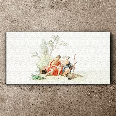 A quiet moment in nature Canvas Wall art