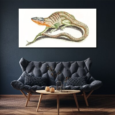 Pet lizard Canvas Wall art