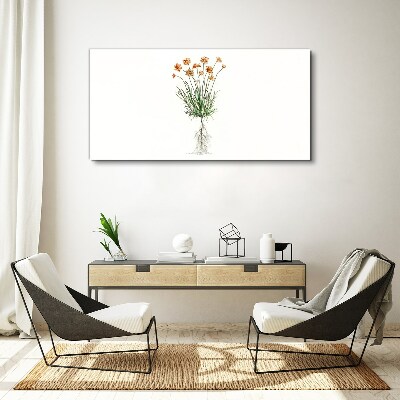 Flowers with roots Canvas Wall art