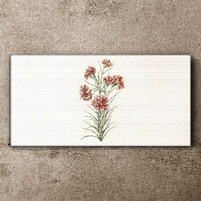 Figure flowers plant Canvas Wall art